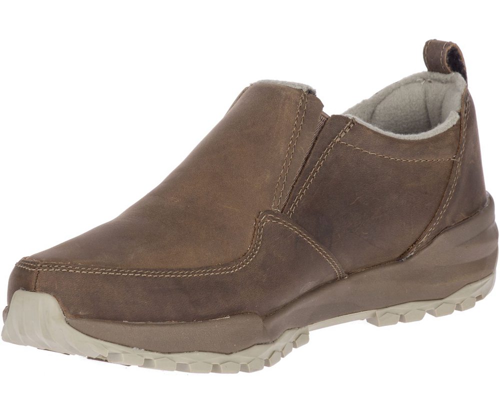 Merrell Barefoot Sko Dame - Icepack Guide Moc Polar Waterproof - Brune - MKF058437